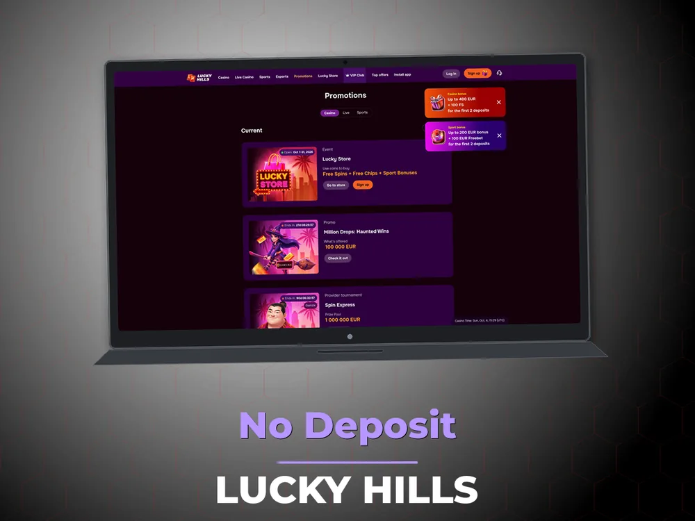 Lucky Hills - No Deposit