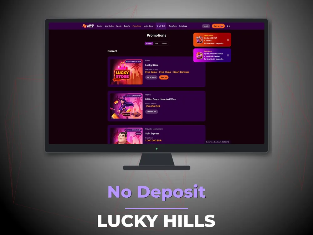 Lucky Hills - No Deposit