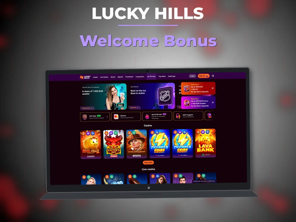 Lucky Hills - Welcome Bonus